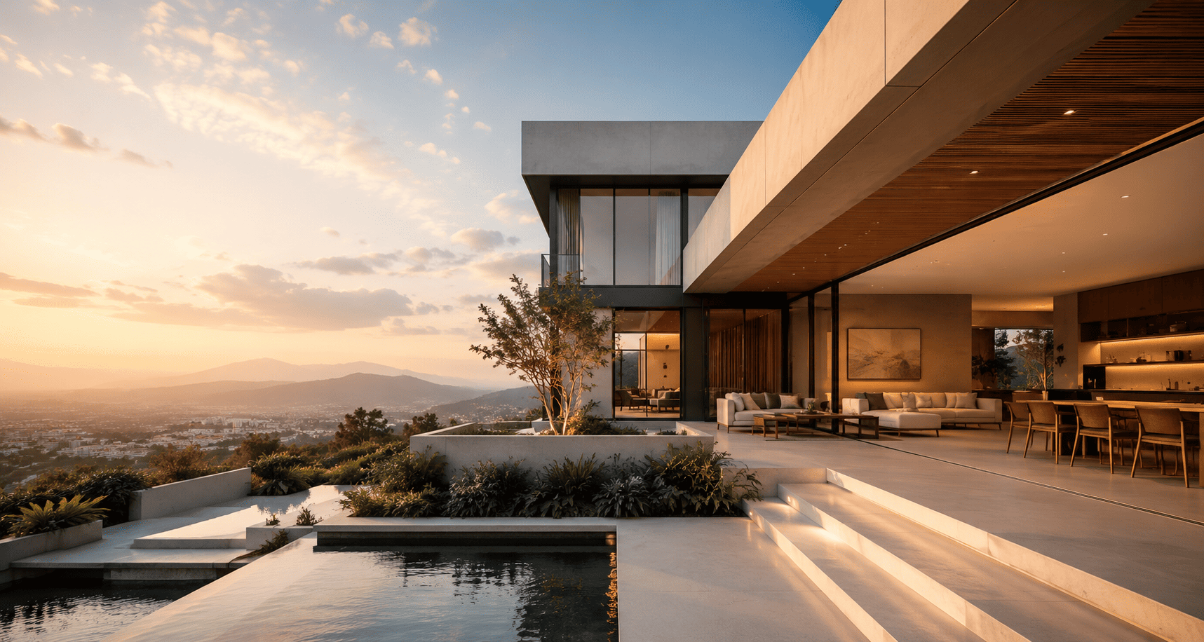 Arquitectura residencial y diseño de una propiedad